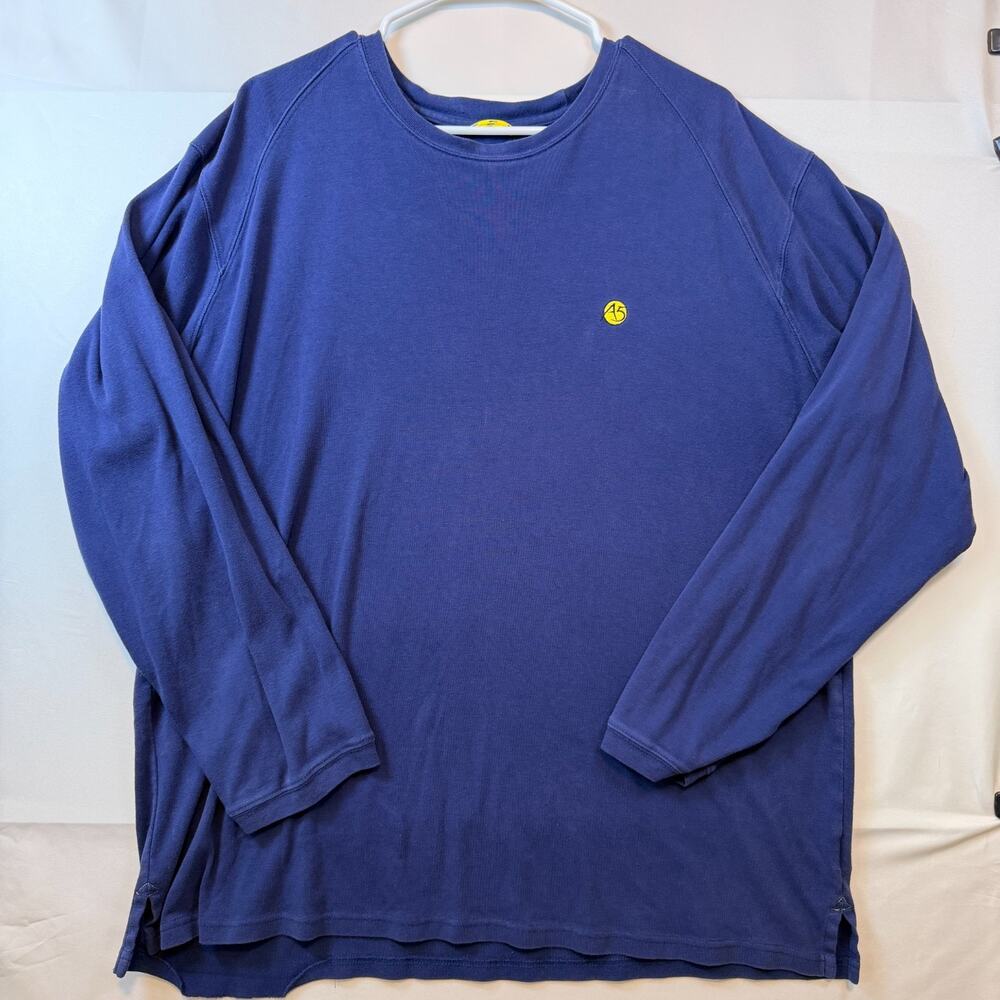 The North Face A5 Series Vintage Long Sleeve Shirt Blue Mens Size XL